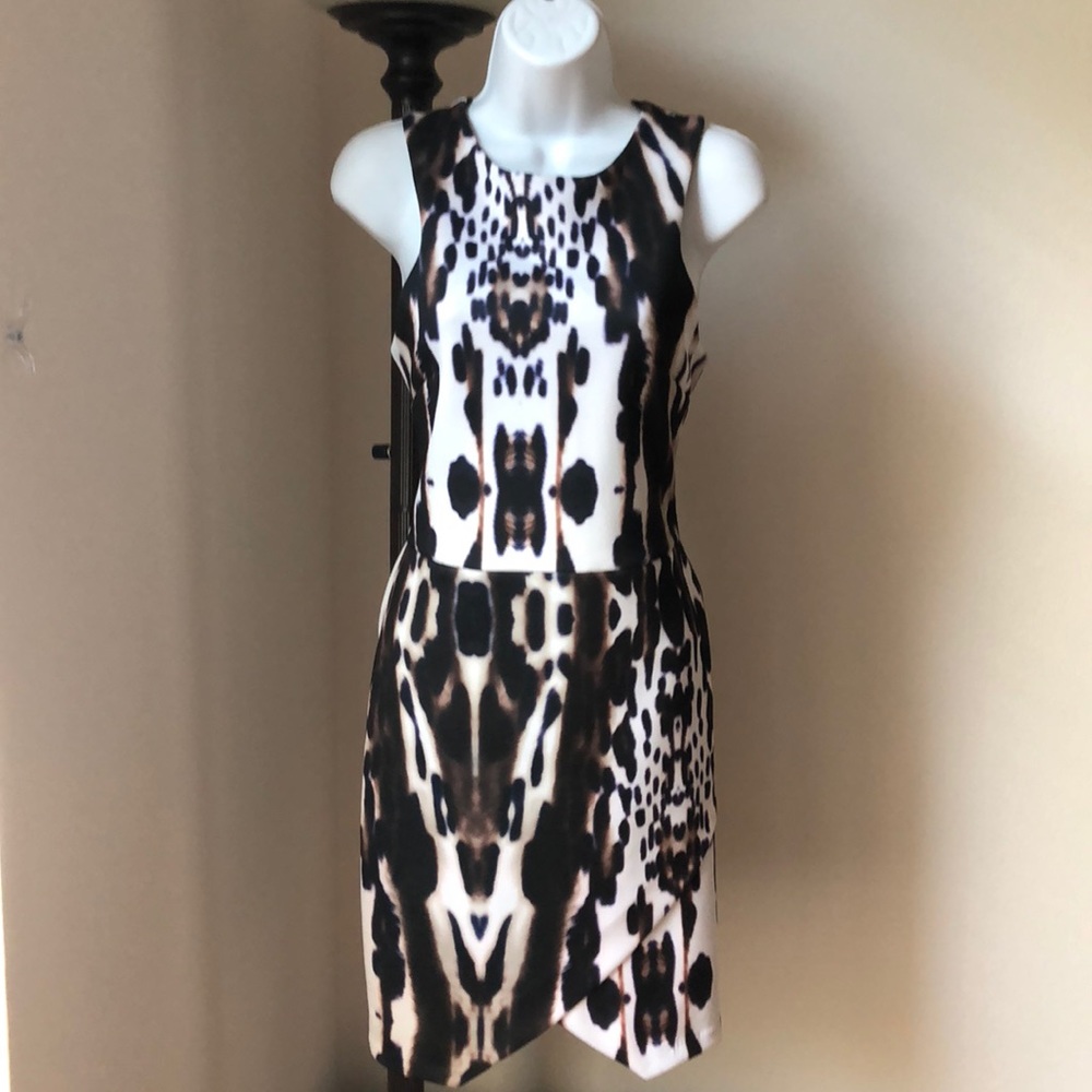 Bar III Multi Color Animal print dress